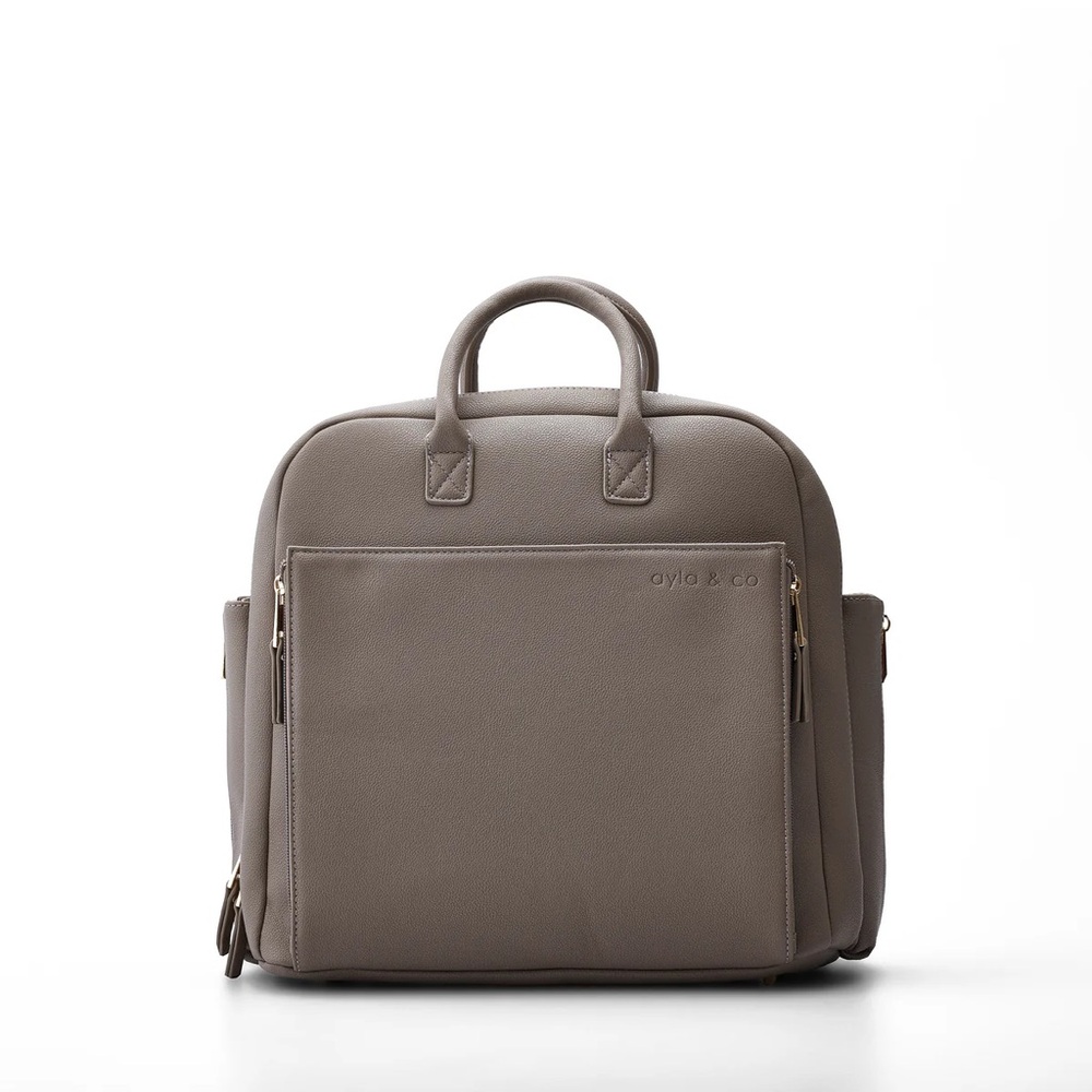 The Ayla Diaper Bag in Pebble